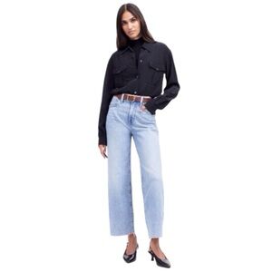 Madewell 23P The Perfect Vintage Wide-Leg Crop Jean Women’s High Rise Jeans